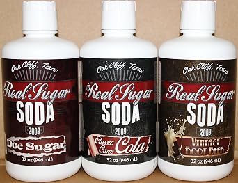 Real Sugar Cola Syrup - Small-Batch Craft Soda from Oak Cliff Beverage Works - 12 pack