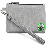 Enjoy Native Small Smell Proof Bag 6 x 4, Odor Resistant, Airtight, Water Resistant, Secure Zipper, Perfect Portable Size, Unisex, Gray, Storage Bag