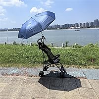 Vista 6 de Soporte para paraguas para cochecito, agarre seguro para cochecitos/sillas de camping, montaje sin arañazos para tubos redondos/cuadrados