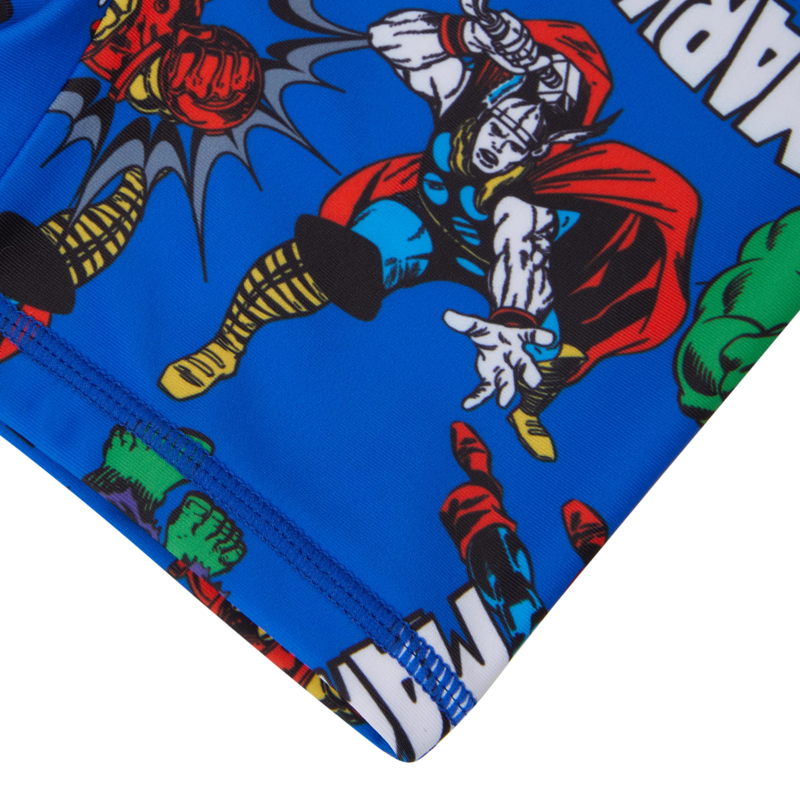 Marvel Traje de baño para niños de los Vengadores - Hulk, Iron Man, Capitán América & Thor