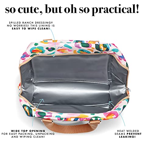 Fit+Fresh Minneola Insulated Lunch Bag Women Love As A Lunchbox Or Lunch Tote - Cute Small Lunch Box For Women - Lunch Box Men, Lunch Bags Women, Insulated Lunch Box, Lunch Boxes, Adult Lunch, Leopard #TOP2