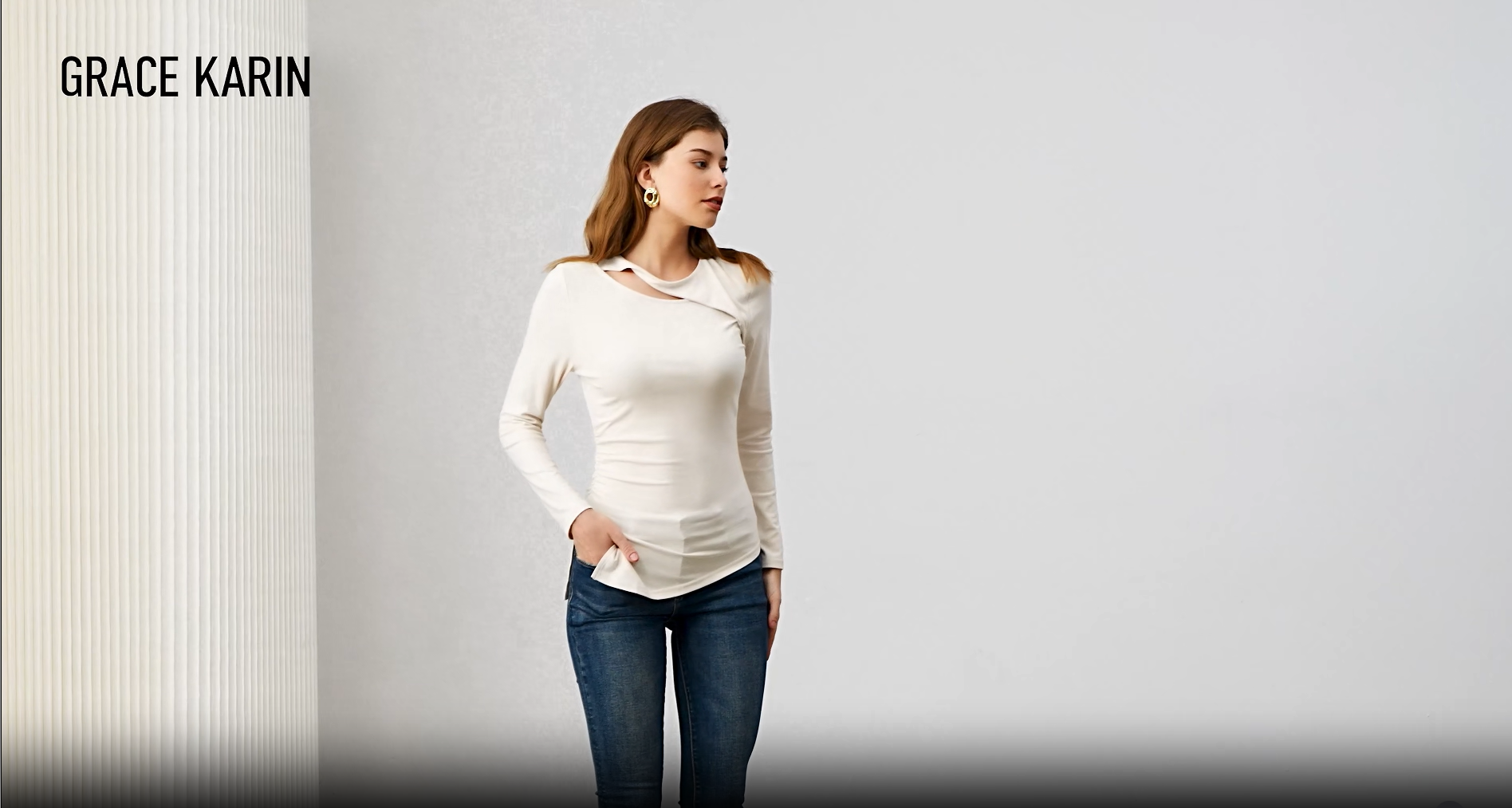 GRACE KARIN Dressy Hollow-out Tops for Women