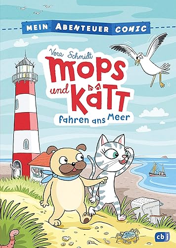 Mein Abenteuercomic - Mops und Kätt fahren ans Meer: Mit vielen spannenden Infos rund um das Meer und seine Bewohner (Die Abenteuercomic-Reihe, Band 2)