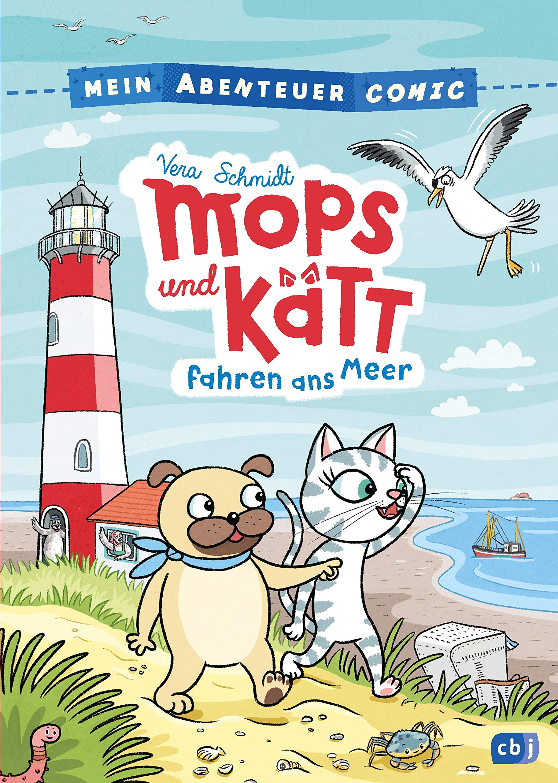 Mein Abenteuercomic - Mops und Kätt fahren ans Meer: Mit vielen spannenden Infos rund um das Meer und seine Bewohner