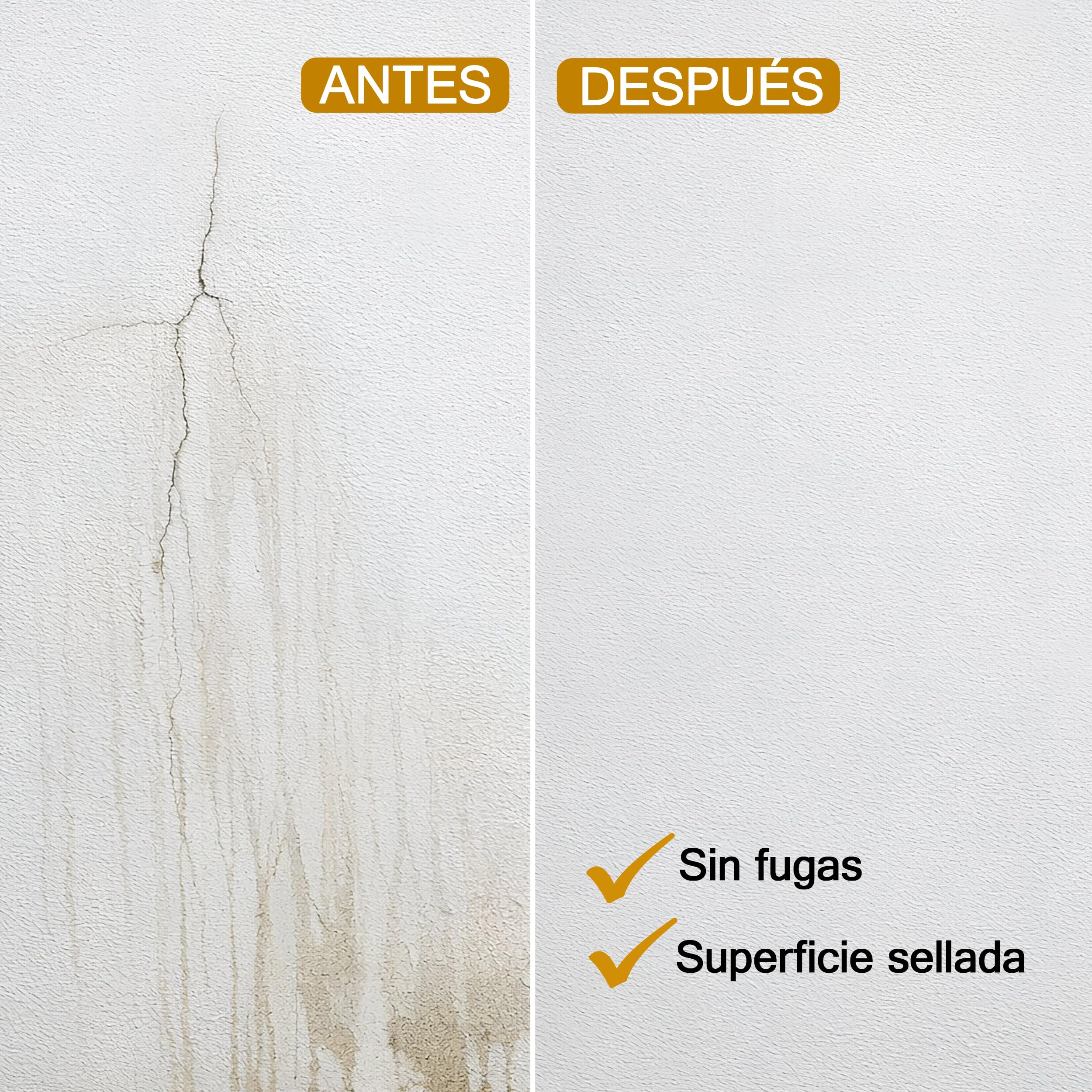 Etrexonline Spray Sellador Impermeable Blanco 400 ml, para Grietas y Fugas, Secado Rápido, Alta Adherencia, para Metal, Madera, PVC y Cemento, Uso Interior y Exterior, 4 x 400 ml