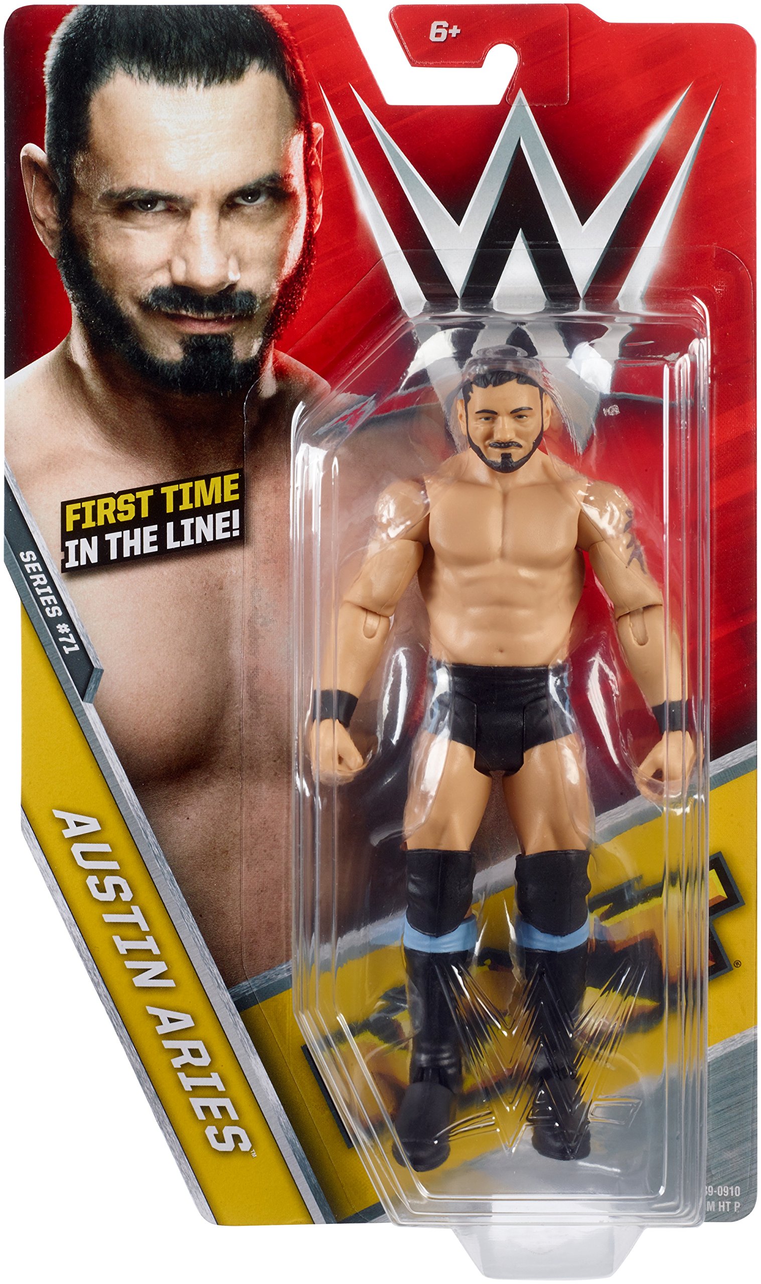 WWE Basic #71 – Action Figure Austin Aries – Scala Superstar Da 15 Cm - 3