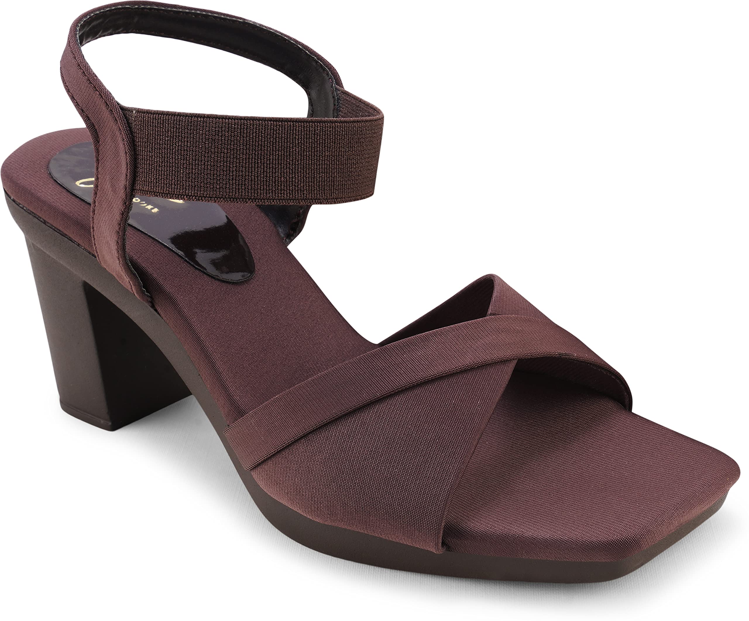 JM LOOKS Fashion Casual Block Heels Sandals With Solid Comfortable Sole For Womens & Girls YG-18-Brown-40-X (B0C4Y4QVQC) Amazon Price History, Amazon Price Tracker