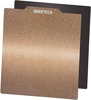 Geeetech PEI Sheet 310x310mm, Double Textured Surface Magnetic Build Plate, Flexible Removable Spring Steel with Adhesive for Creality CR-10 CR-10S/10 S3, Sidewinder X1/X2 S8 Pro S8 Plus KP5L SP-5
