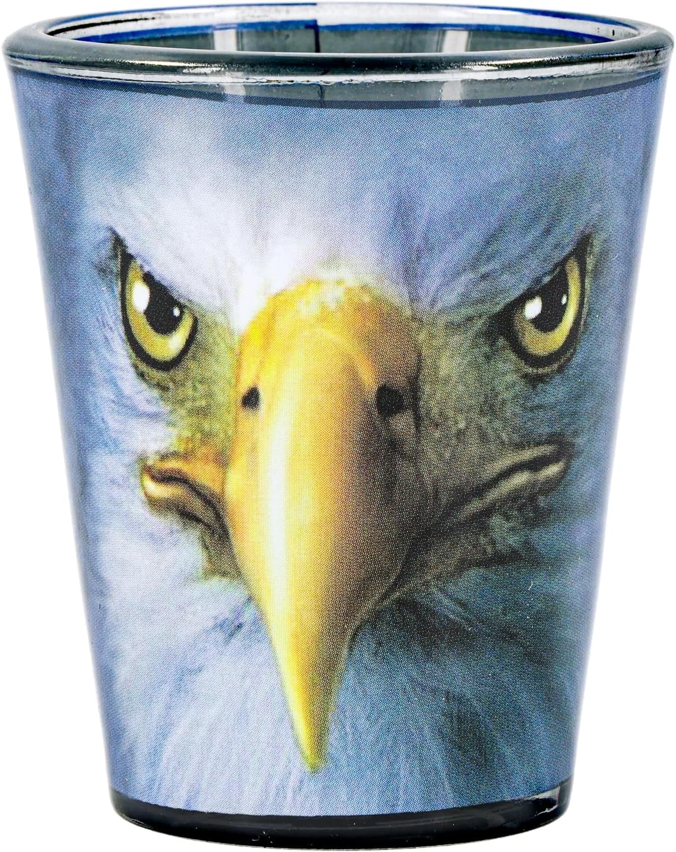Eagle Face 2oz Shot Glass
