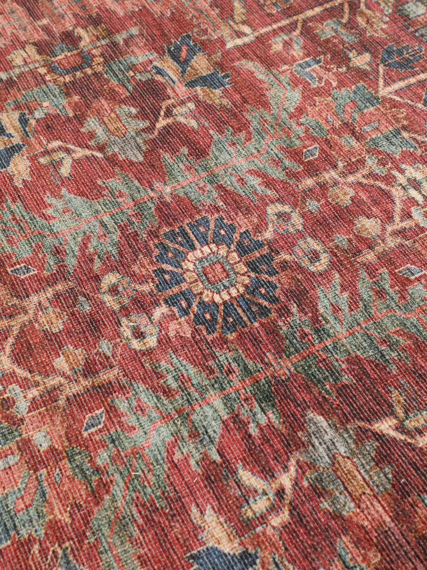 RugVista Khalifa Oriental, Tappeto, Orientali, 160 x 230 cm, Rettangolare, Pelo corto, Soggiorno, Camera da letto, Cucina, Lavabile in lavatrice, Rosso