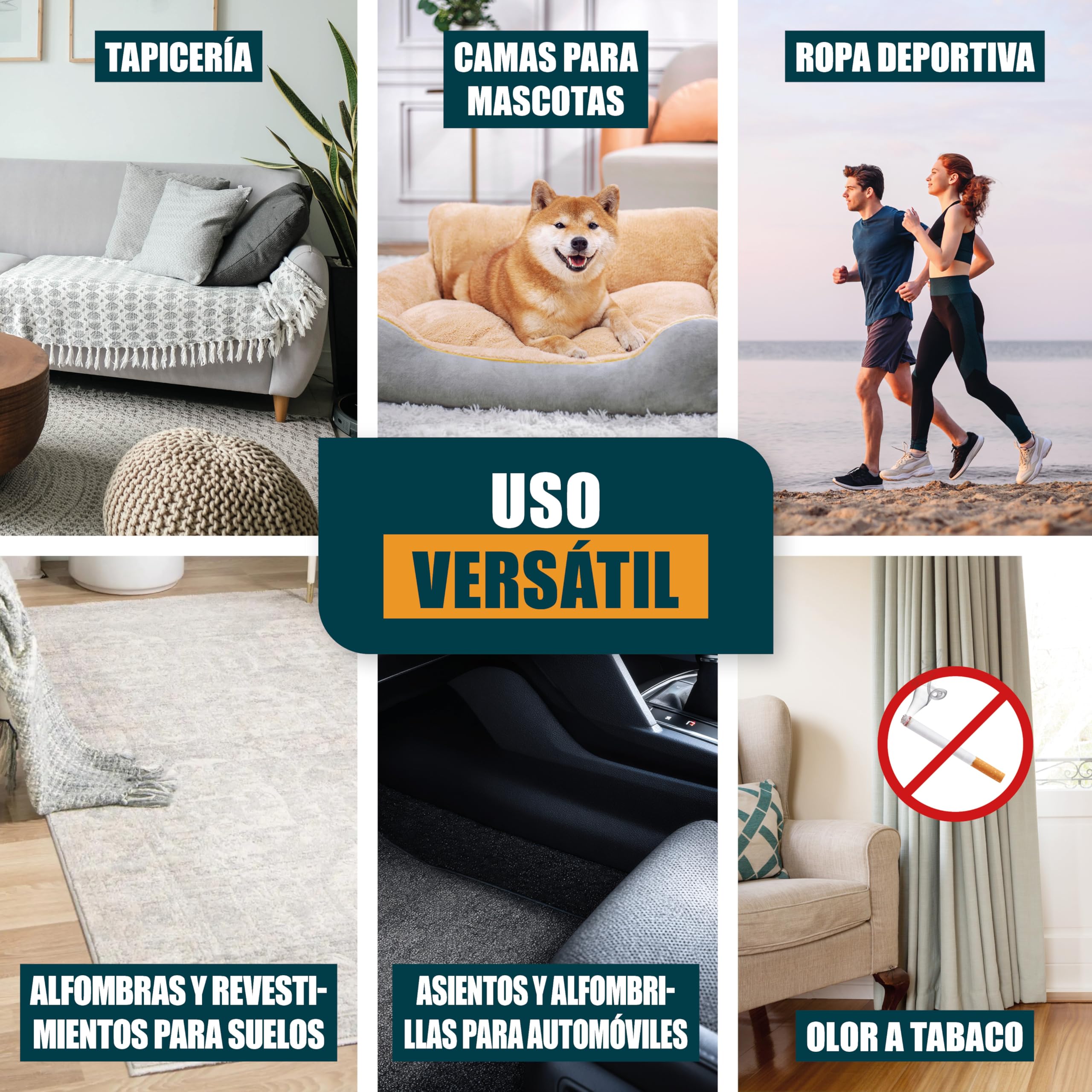 Limpiador enzimático 750 ml – KRAFTPROTZ Limpiador biológico para Manchas y olores – Limpieza Profunda y cuidadosa – Ideal para alfombras, tapicerías, colchones, Textiles, Coche y hogar