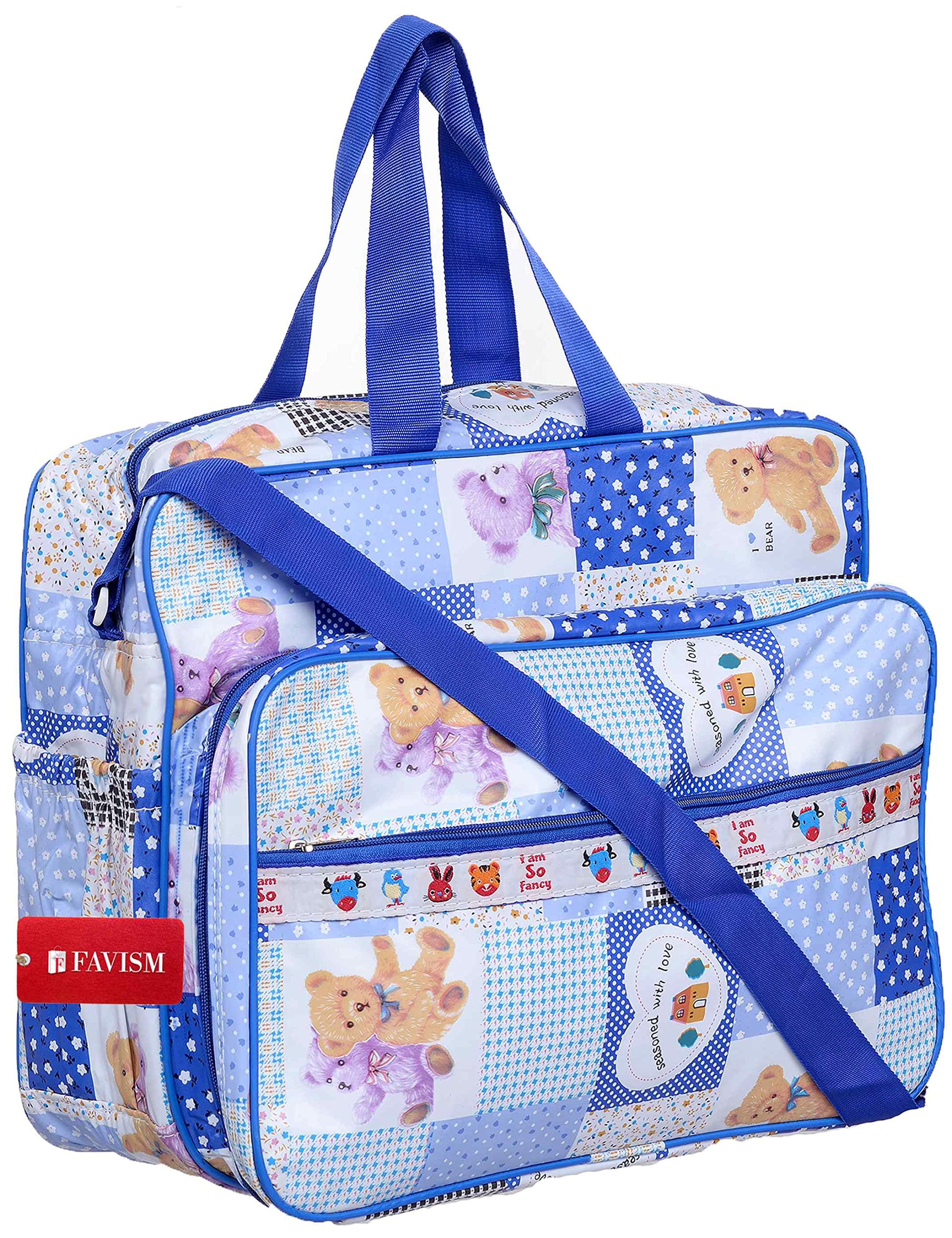 ANNAPURNA SALES Baby Diaper Fabric Bag for Mother - Blue-image-13