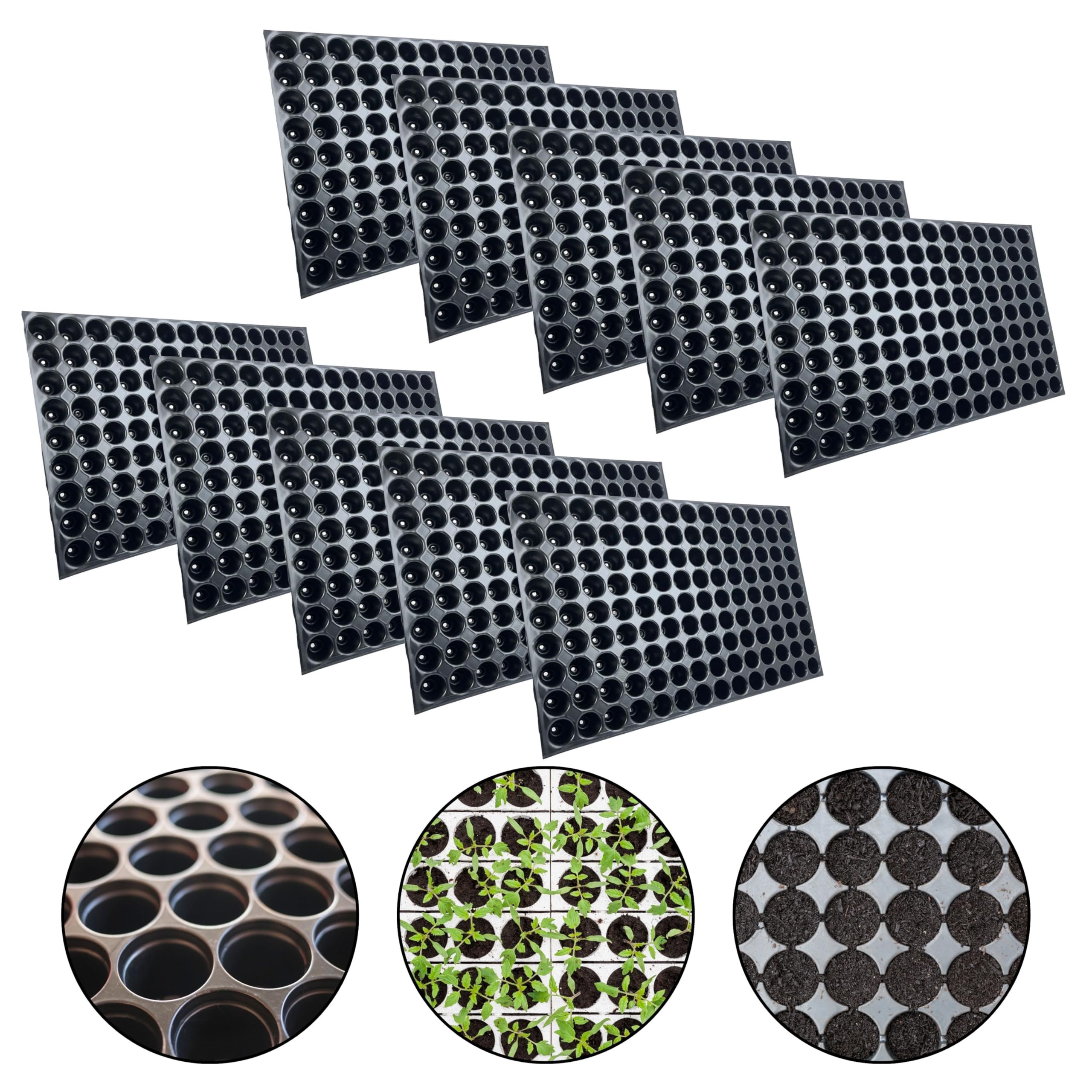 See full amazon price history chart for SUSHILA AGROFERT Seed Trays Kit 126 Cavity Set of 10 Seedling Trays for All Types of Seed Growing or Germination Black SUSHILA AGROFERT Seed Trays Kit 126 Cavity Set of 10 Seedling Trays for All Types of Seed Growing or Germination Black (B0BSX9M2F5) Amazon Price History, Amazon Price Tracker