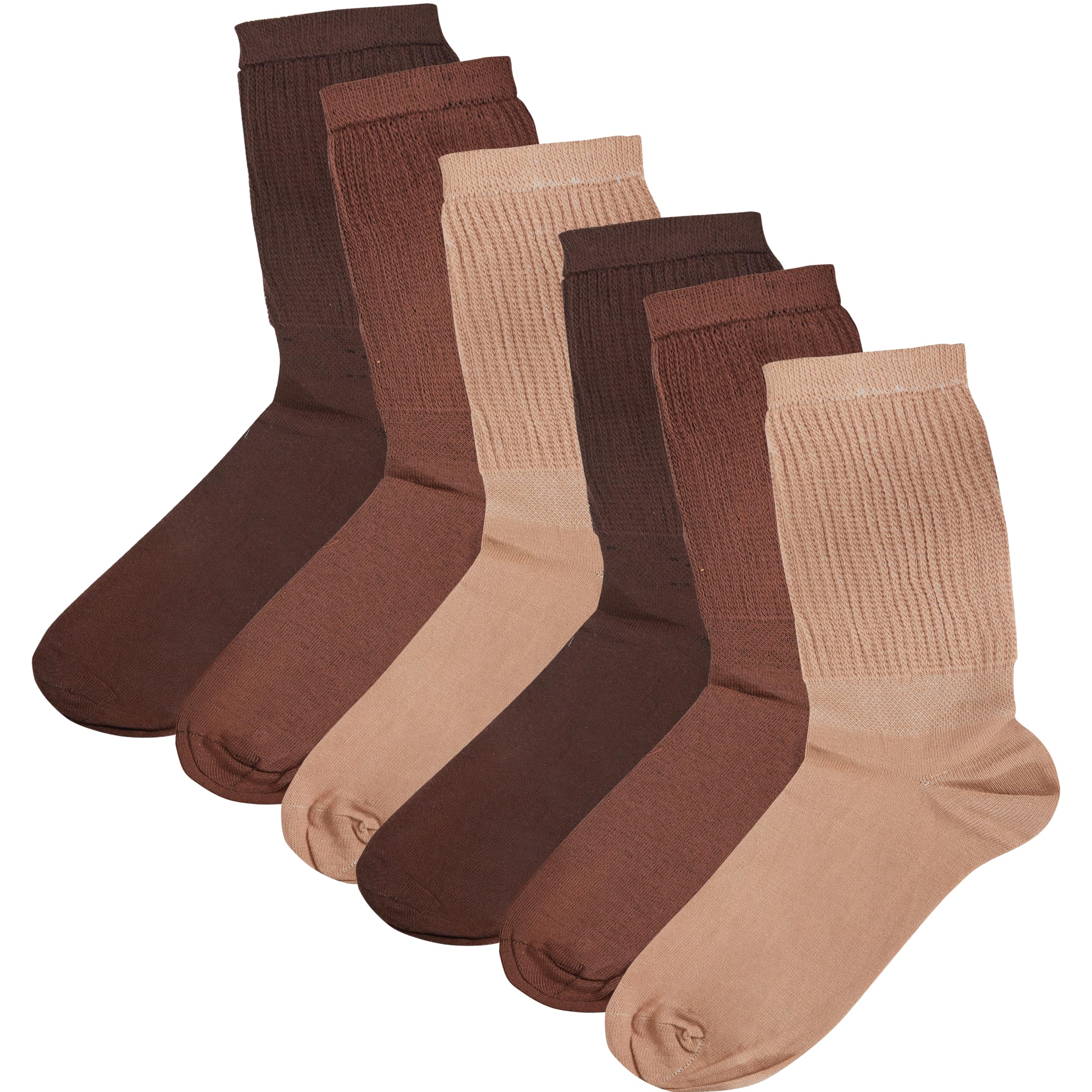 Sock Stack Men's Assorted Extra Wide Socks Pack Of 6 Loosetop Diabetic No Elastic Specialist Sock, 11-14