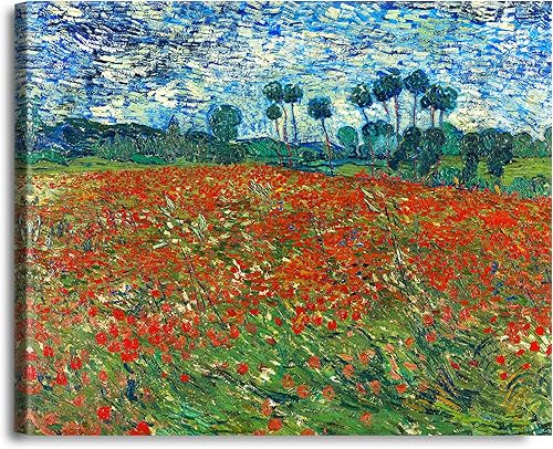 Miniatura 1389 de A&T ARTWORK The Starry Night de Vincent Van Gogh. Tamaño del marco: 36 x 30 pulgadas, tamaño de la imagen: 30 x 24 pulgadas, reproducciones clásicas