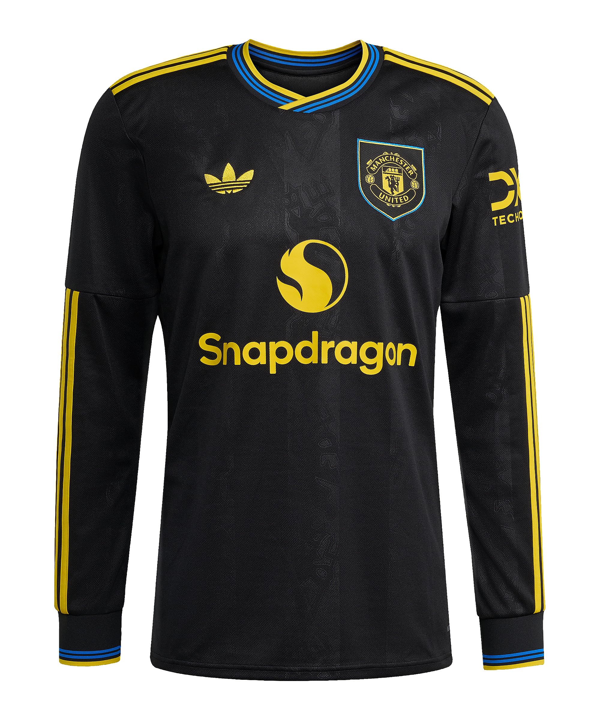 Adidas (L) 2025-2026 Man Utd Long Sleeve Third Shirt Black