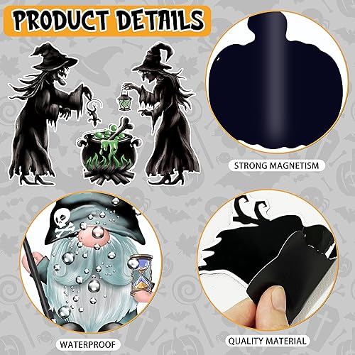 Miniatura 3 de Imanes de decoración de puerta de garaje de, Feliz Halloween-02