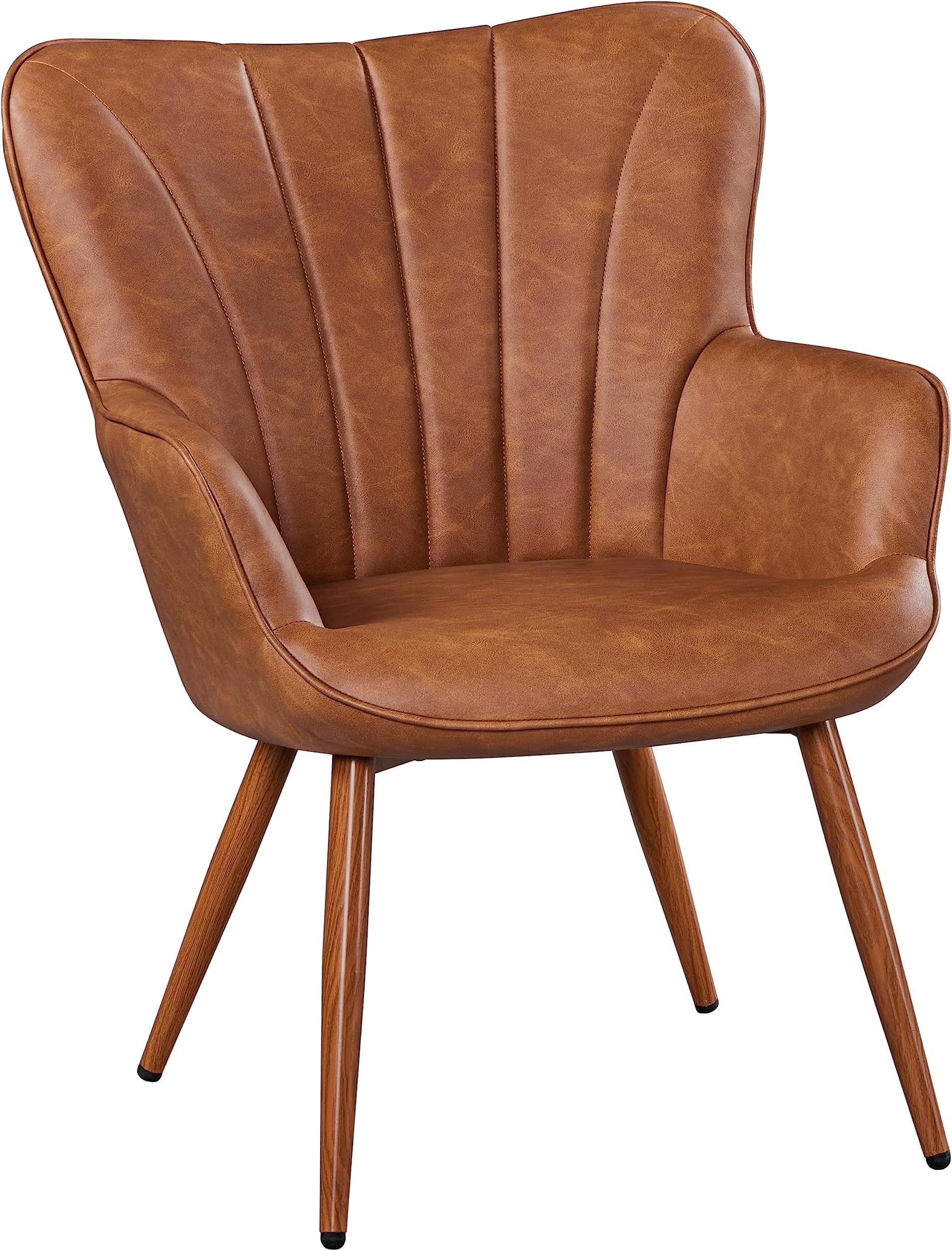 Yaheetech PU Leather Tub Chair