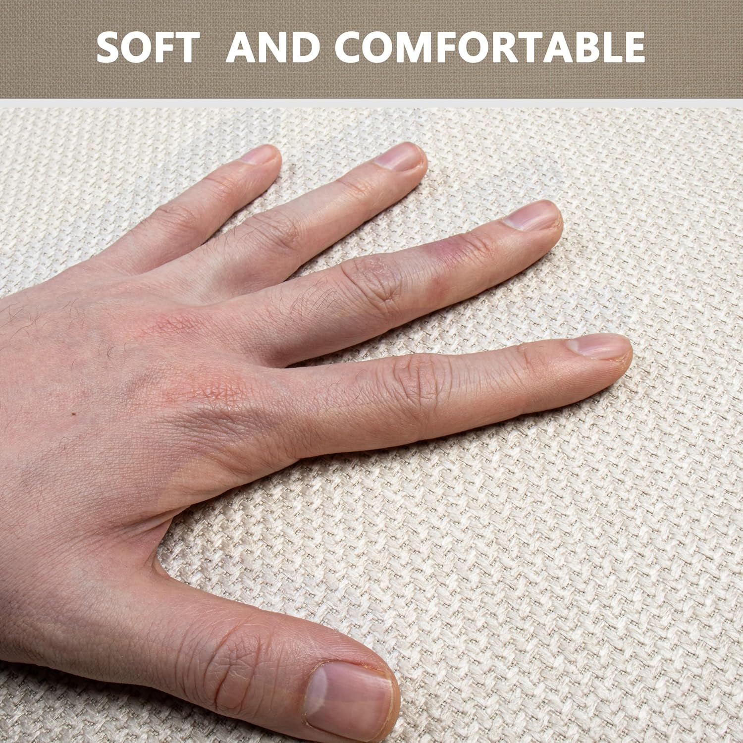 Large Bathroom Rugs Runner Non Slip Bath Mat 17" x 47", Quick Dry Bath Mat, Machine Washable Bathroom Rugs, Beige, Thin Bath Mat - Image 6