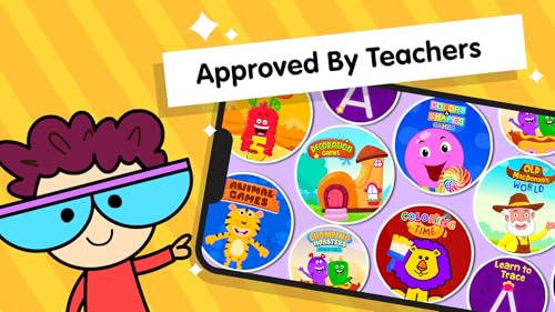 Jogos de aprendizagem infantil, canções infantis, histórias infantis, músicas, ABC para crianças em