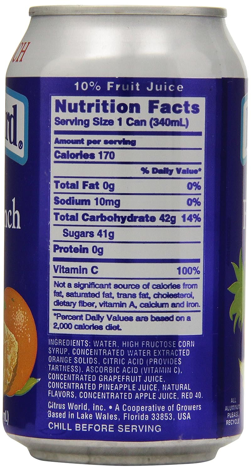 Florida's Natural Fruit Punch (24 Pack), 11.5-Ounce Cans (Pack of 24)