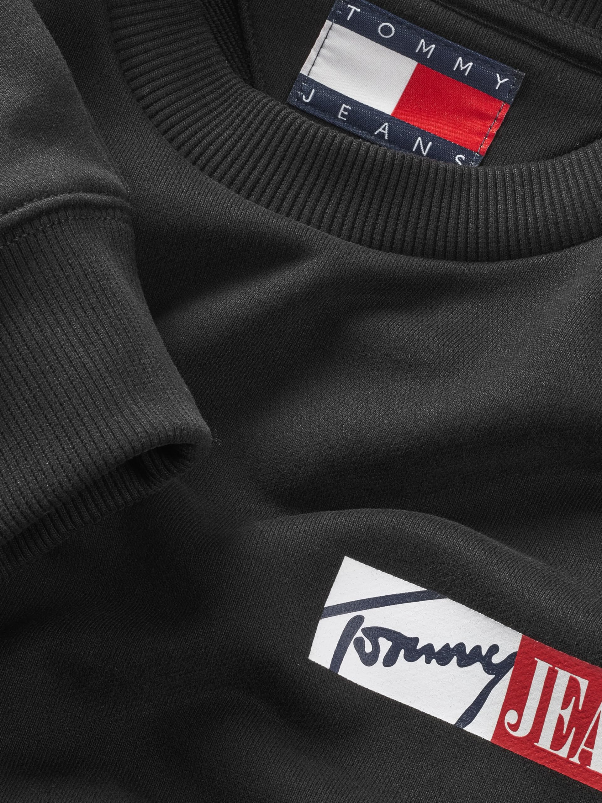 Tommy Jeans Uomo Felpa Entry Graphic Scollo Rotondo