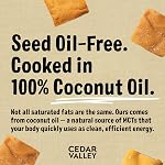Cedar Valley Pita Chips Variety Pack | 180g (Pack of 6) | Seed Oil Free, Cooked in 100% Coconut Oil | Crisp, Golden & Flaky | No Preservatives, Non-GMO Ingredients | Healthy Snacks Made in Canada