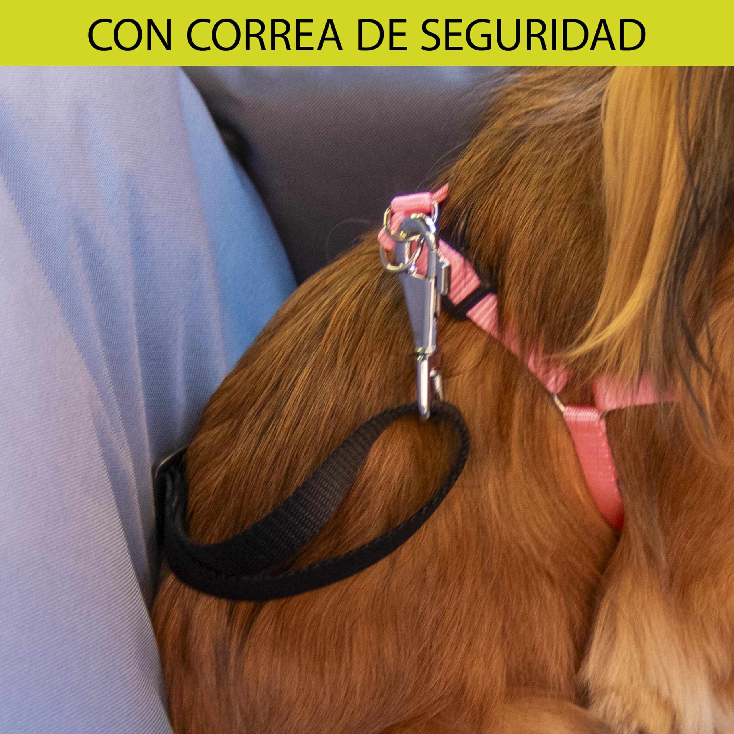 Ferplast Bolsa Transportín Perro con Bandolera y Asas, Cojín Reversible, Fijación al Asiento y Mosquetón Magnético, 52 × 46 x h 35 cm, Cruiser Bolsa para Perros y Transportin Perro Coche, Marrón