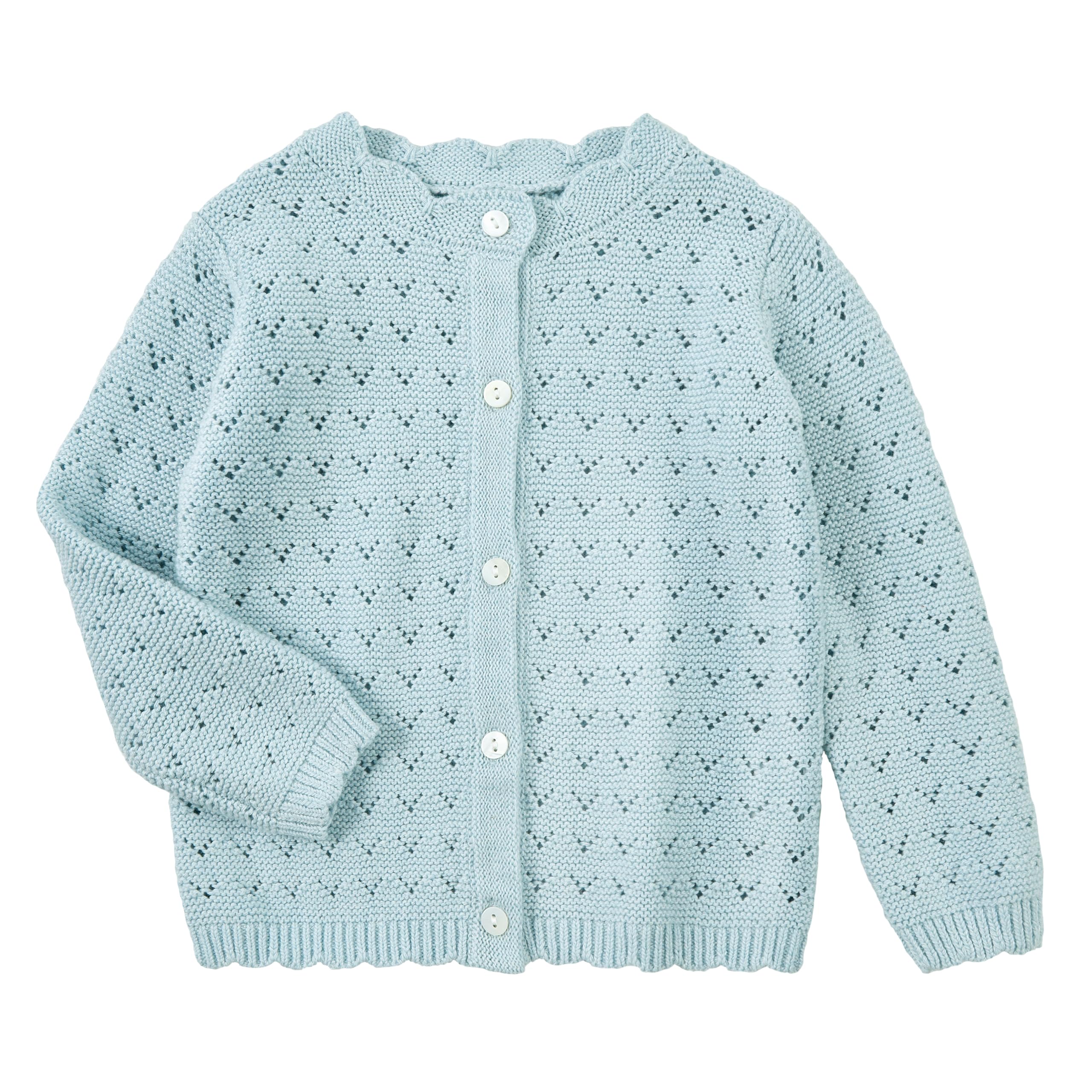Miipat Bébé Fille Pulls en Tricot Tout-Petit Enfant Creux Tricot Cardigans à Manches Longues Bouton Manteau Pull Automne Hiver Vêtements pour Bébé Fille 6 Mois-4 Ans