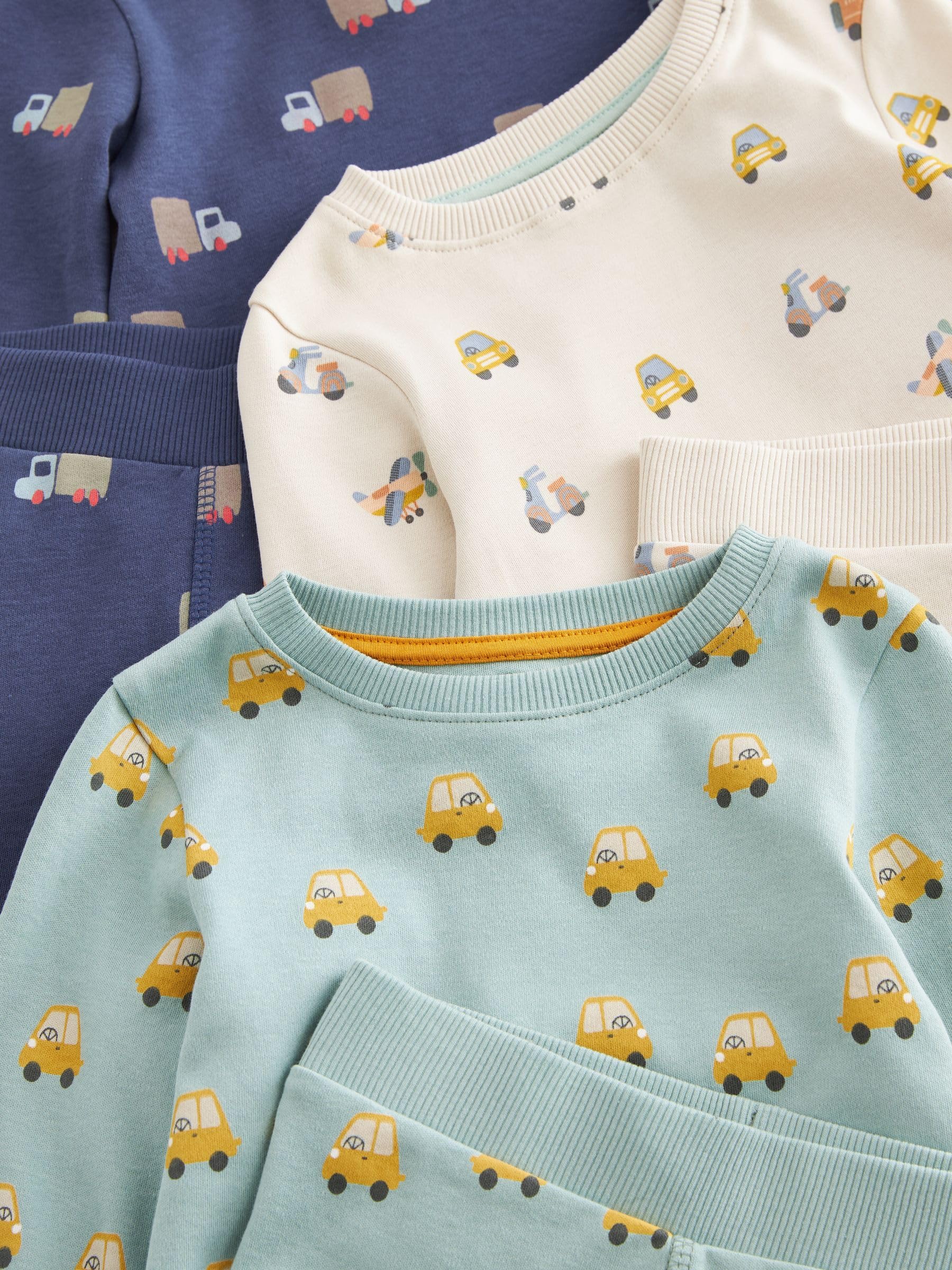 NEXT Garçon Pyjama Douillet, Lot de 3