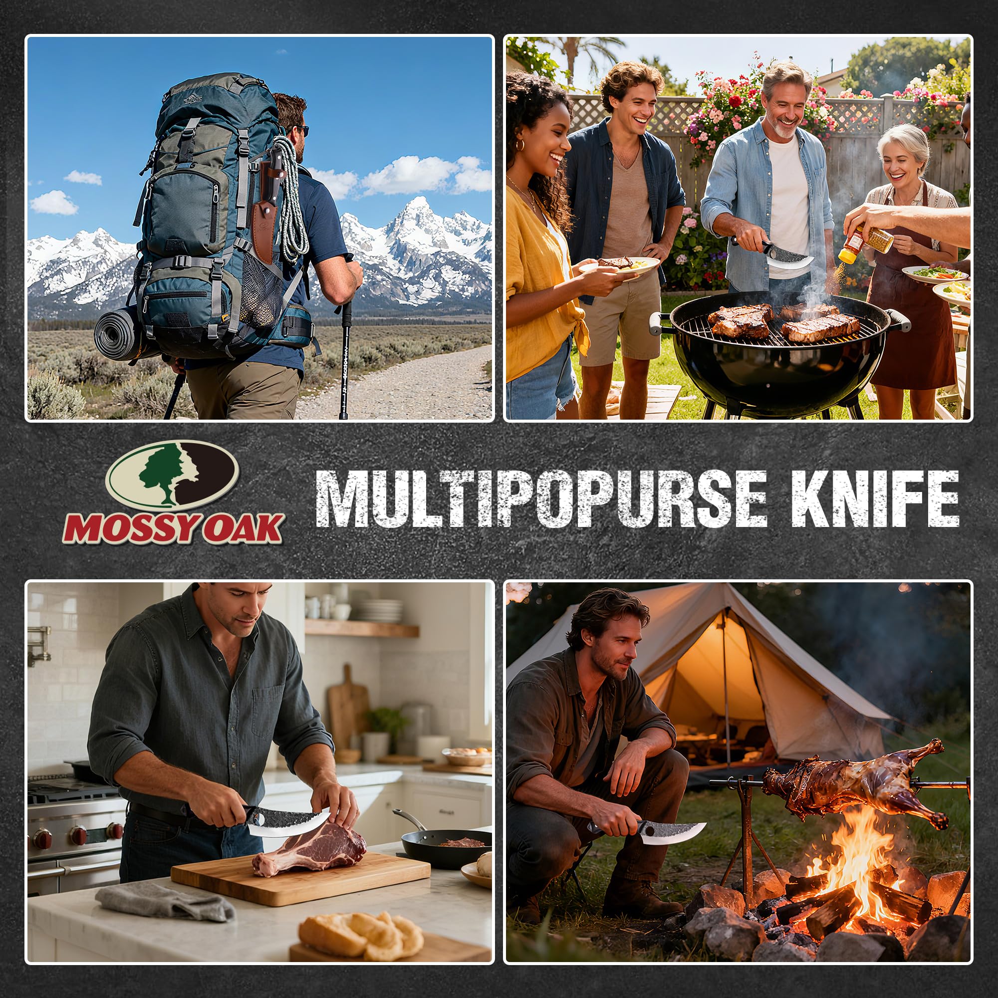 Mossy Oak Chef Knife - Durable Kitchen Knife -8