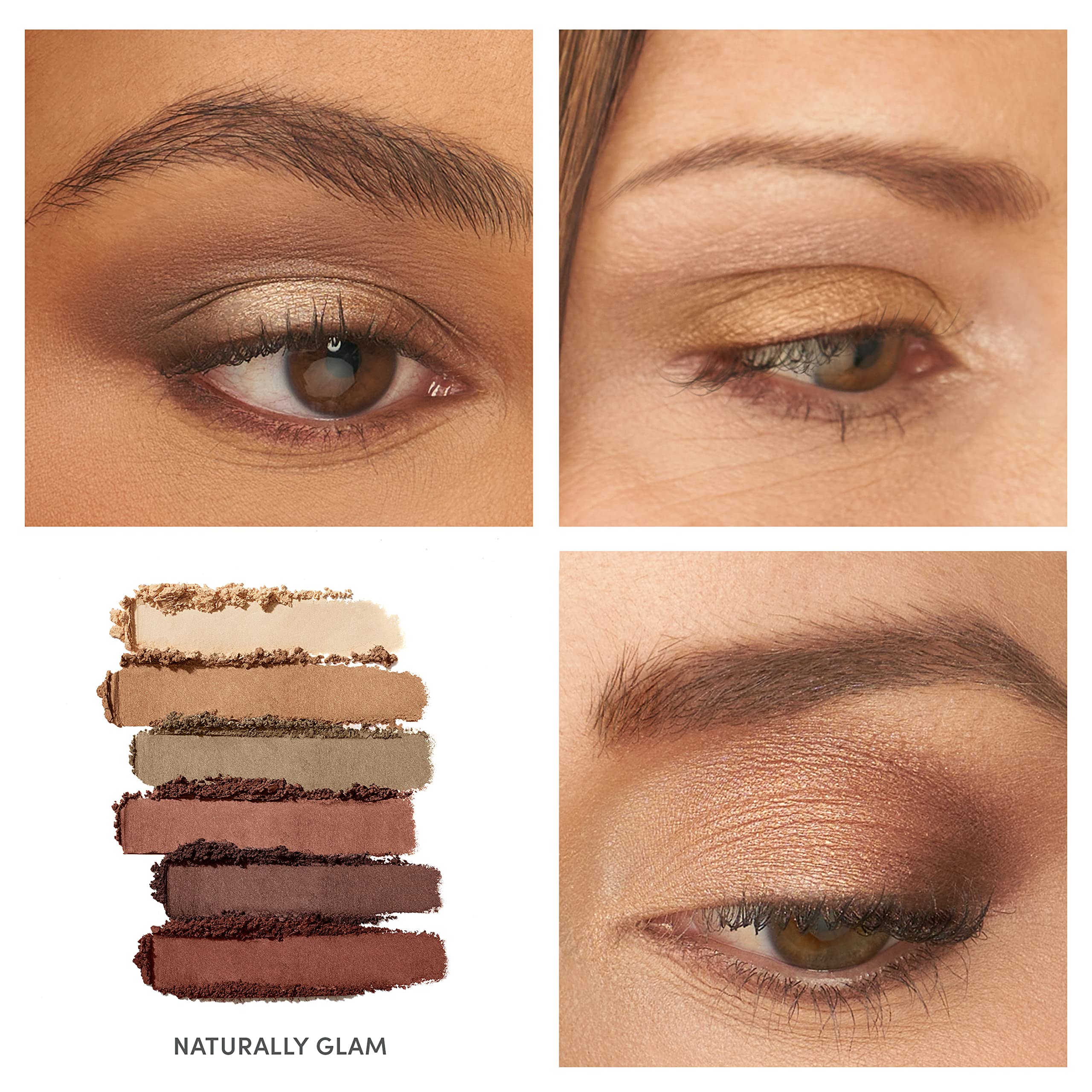 PurePressed Eye Shadow Palette - Naturally Glam by Jane Iredale for Women - 0.12 oz Eye Shadow