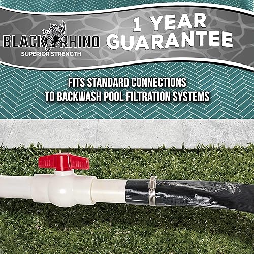 Miniatura 28 de U.S. Pool Supply Manguera de retrolavado de piscina de 2 pulgadas de diámetro x 25 pies - Manguera de descarga para bomba, filtro de arena