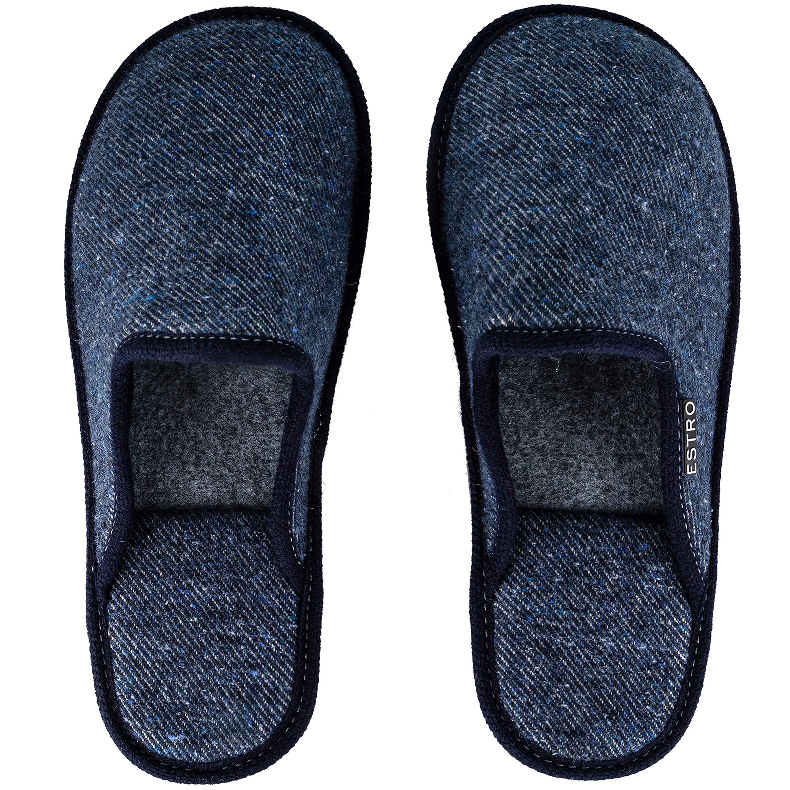 ESTRO Zapatillas De Casa Hombre - Pantuflas Algodón Zapatillas Casa Hombre Algodón F17