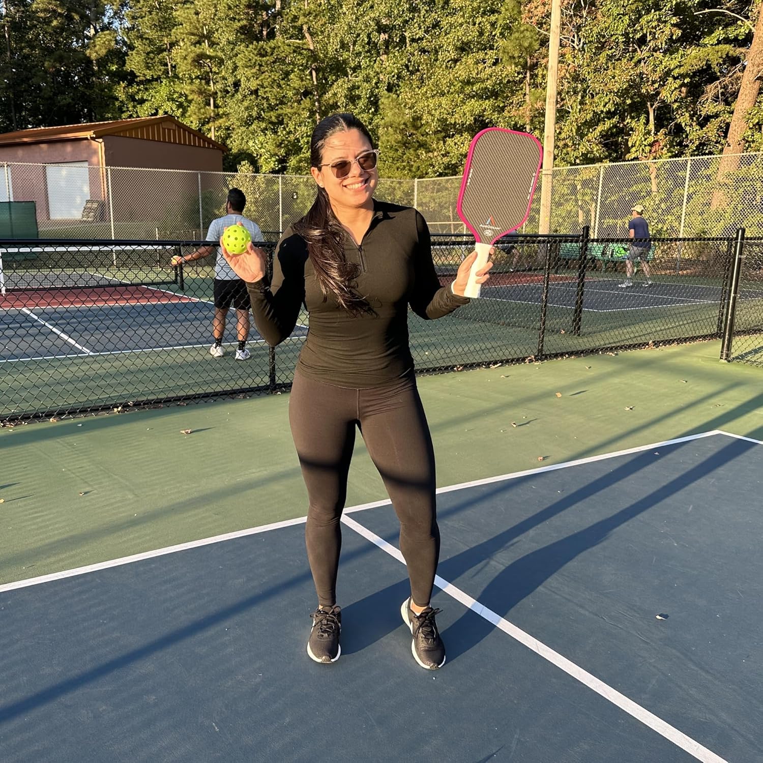 Pickleball Paddle,Pickleball Paddles-3K Raw Carbon Fiber Pickle Ball Paddle Surface with Great Grit & Spin,T700 Pickleball Racket with Excellent Power,Control and Balance,USAPA Approved - Image 3