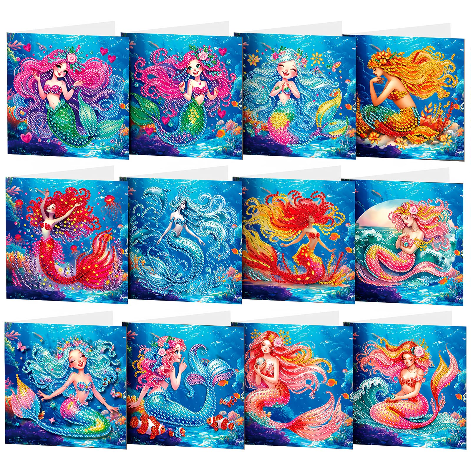 CAYUDEN Diamond Painting Weihnachtskarten