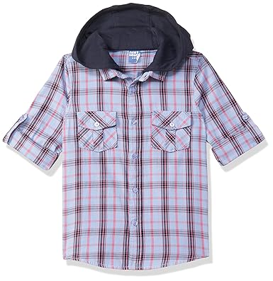 Amazon Brand - Jam & Honey Boys Regular Button Down Shirt