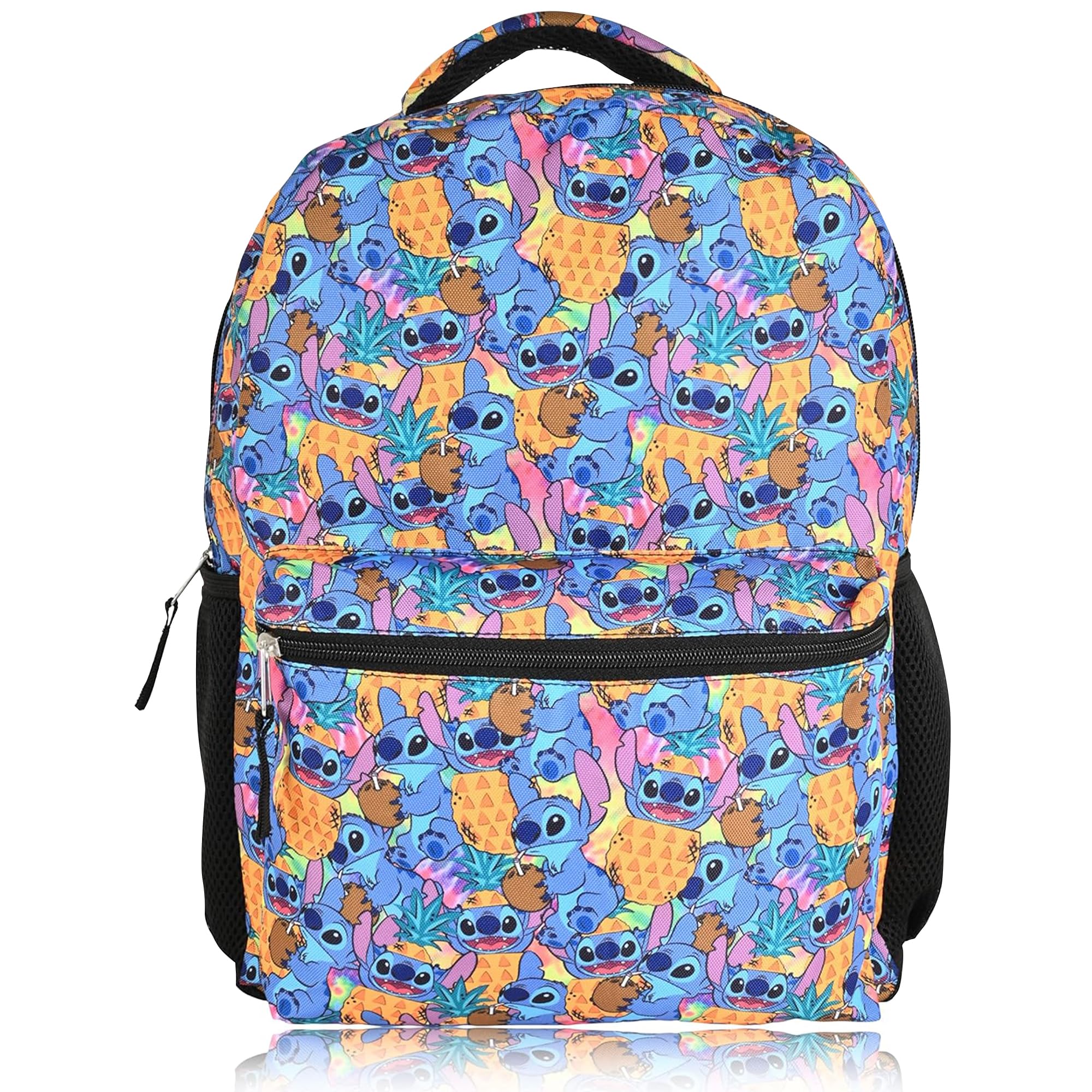 Disney Lilo and Stitch Backpack - Lilo and Stitch Ohana - Backpack for Girls, Boys, Teens, Adults - Officially Licensed Lilo and Stitch Backpacks For
