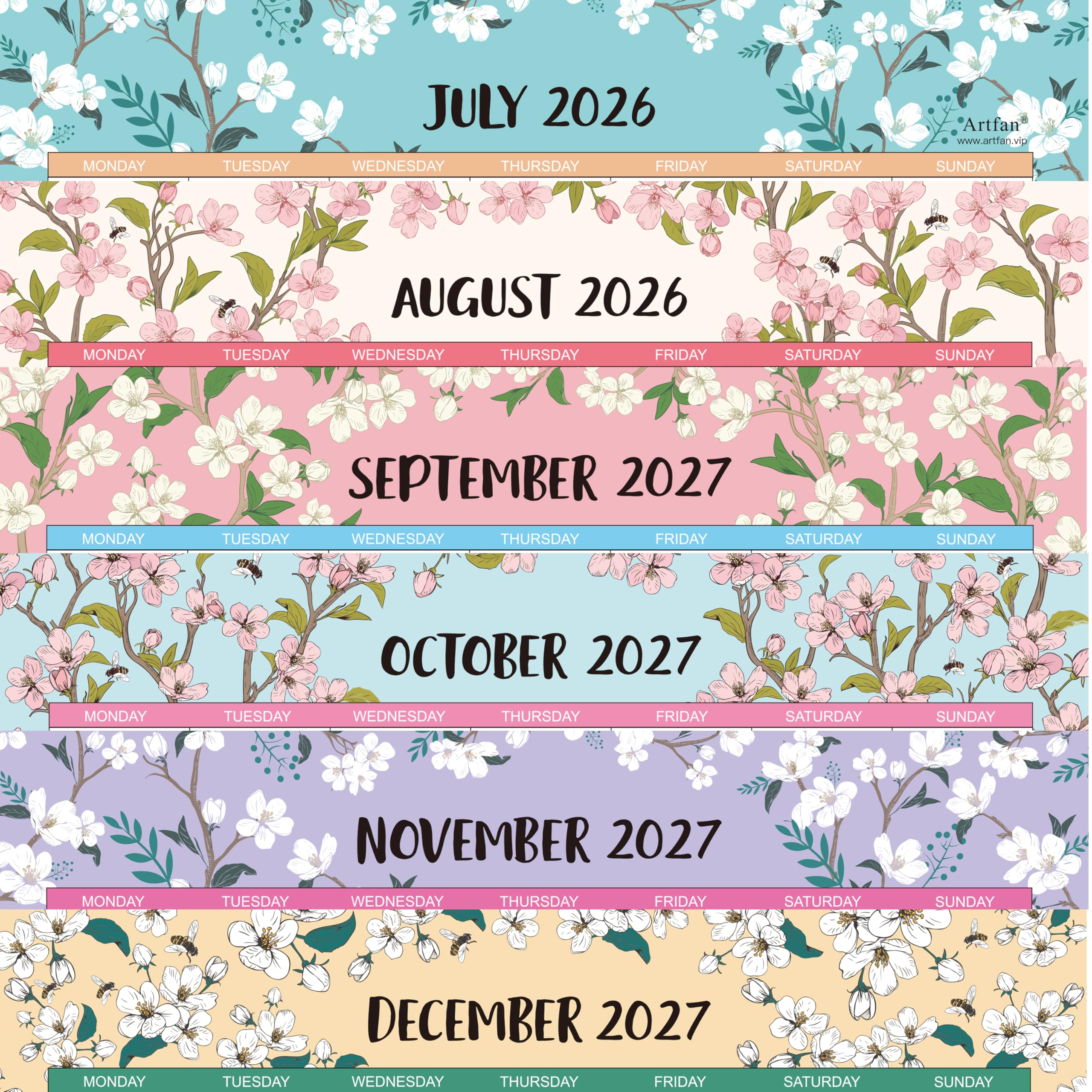 2026 Bureaukalender, Jan-Dec 2026 Agenda Onderlegger, Kantoorbenodigdheden Dik Papier Maandplanner 12 Maanden Blokken Met Lijntjes Voor Leraar Student Vrouw