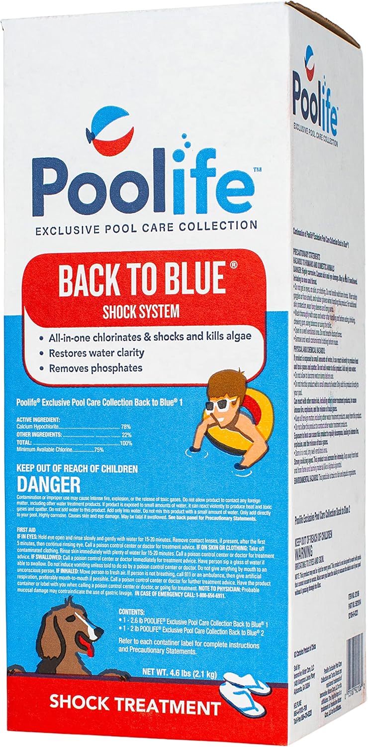 poolife Back to Blue (4.6 lb) Patio, Lawn & Garden