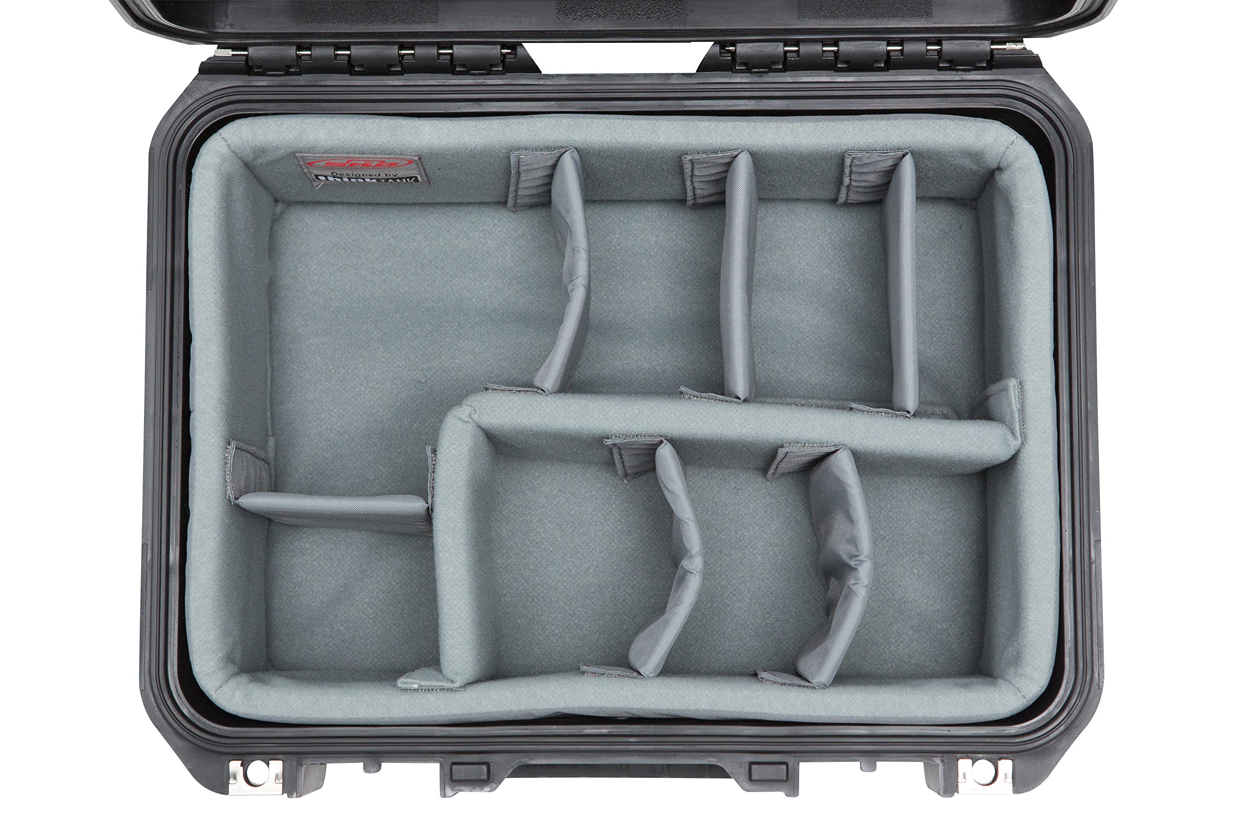 SKB Cases iSeries 1309-6 Schutzhülle mit Think Tank Designed Foto Trennwänden, Schwarz (3i-1309-6DT)