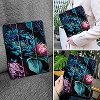 Vista 6 de MEEgoodo Funda para Samsung Galaxy Tab S9/S9 FE de 11 pulgadas 2023 con soporte para bolígrafo, funda protectora para tableta con soporte plegable +