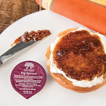 DIVINA Spreads Portion Mini, 0.7 oz, 20 Count (Fig Spread)