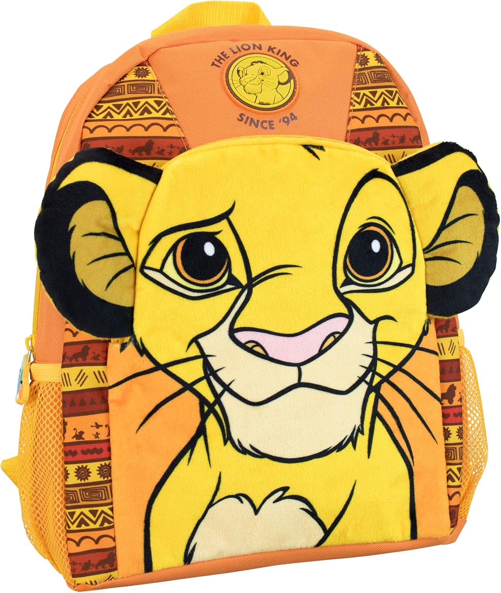 Lion King Backpack | Simba Backpack | One Size Yellow