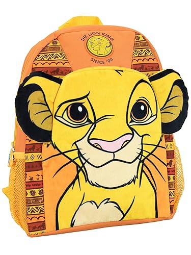 Mochila Disney El Rey León | Mochila Simba | Única talla Amarillo