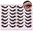 Wispy Mink Lashes Natural False Eyelashes 16mm Cat Eye Lashes Pack 5D 14 Pairs Fake Eyelashes by TNFVLONEINS