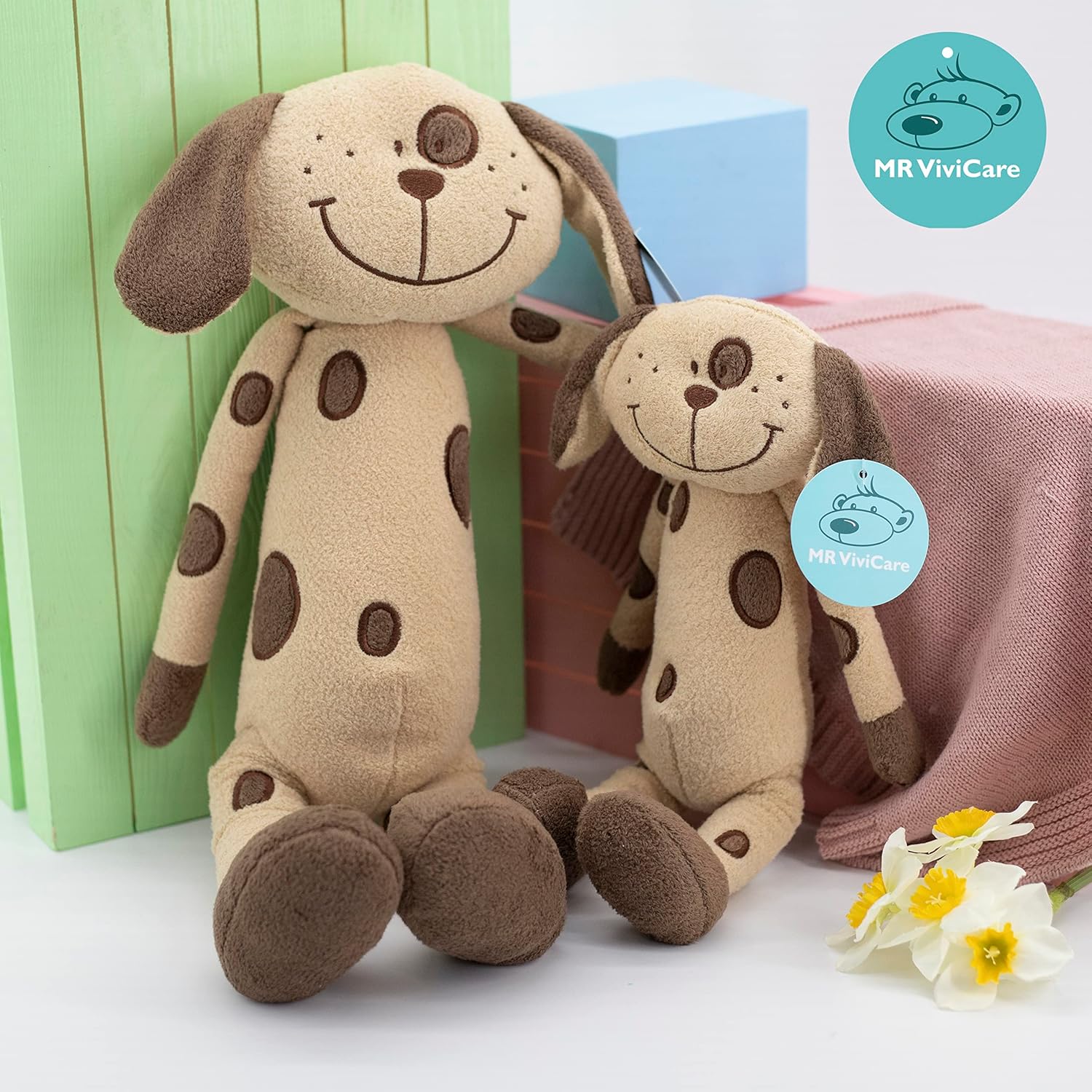 13" Huggable Standing Dog Stuffed Animals Plush Toy,Stuffed Dog Plush Toys for Girls,Puppy Toys for Kids,Great Gift for Children,Birthday,Baby Shower,Christmas,Machine Washable