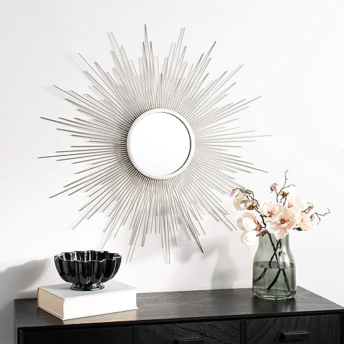 SAFAVIEH Home Madilyn Champagne Sunburst - Espejo decorativo (36 pulgadas)
