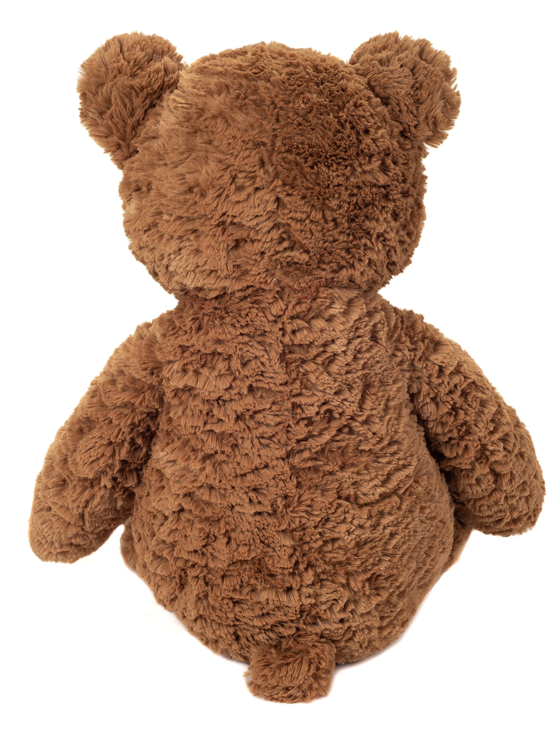 Teddy Hermann 91320 Teddy braun mit Tatzen 55 cm, Kuscheltier | Naturgetreu gestaltet, liebevoll ausgearbeitete Details, ab 0 Monaten, waschbar, weicher Plüsch
