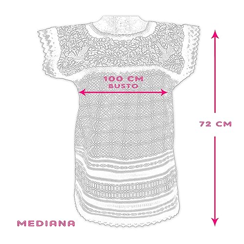 Miniatura 6 de NEGRA NAYAASE, Blusa Negra Oaxaca. Ropa Artesanal Mexicana para Mujer. Bordado a mano y Telar de Cintura. Hecho en México. Talla MEDIANA